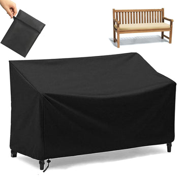 Outdoor Bench Cover Waterproof 2 Seater Patio Bench Cover Outdoor Patio Furniture Garden Sofa Chair Cover, Fit for
