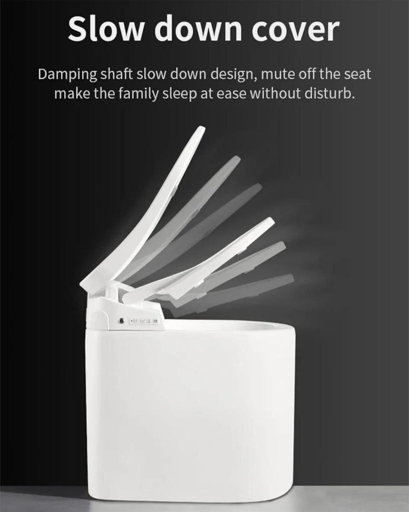 Homary Modern Smart Toilet, One-Piece Elongated Intelligent Bidet Toilet with Auto Flush, Heated Seat, Warm Water