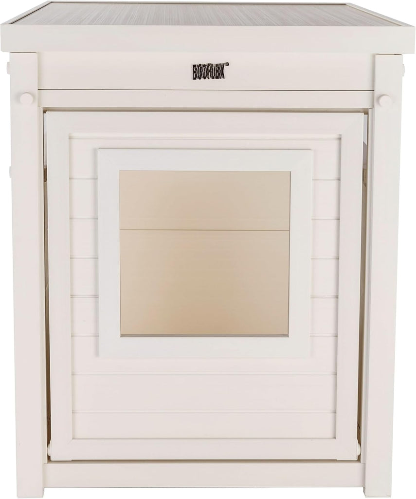 Litter Box Enclosure, Standard, Antique White
