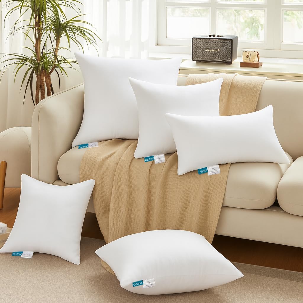 20 x 20 Throw Pillow Inserts - Set of 2