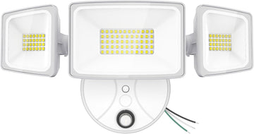 80W LED Dusk to Dawn Flood Lights,8000LM White Exterior Security Outdoor Lighting,IP65 Waterproof Outdoor 3