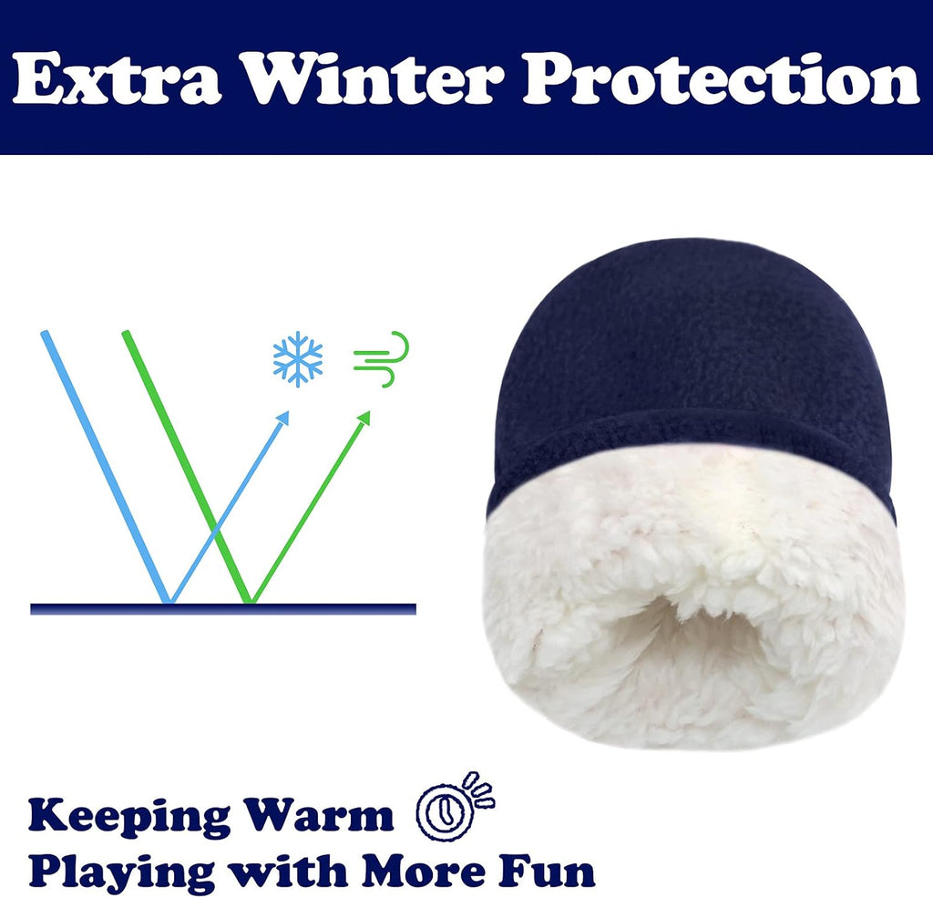 Baby Mittens Toddler Gloves Kids Winter Gloves Baby Girl Boy Winter Mittens Infant Mittens 2 Pair Pack