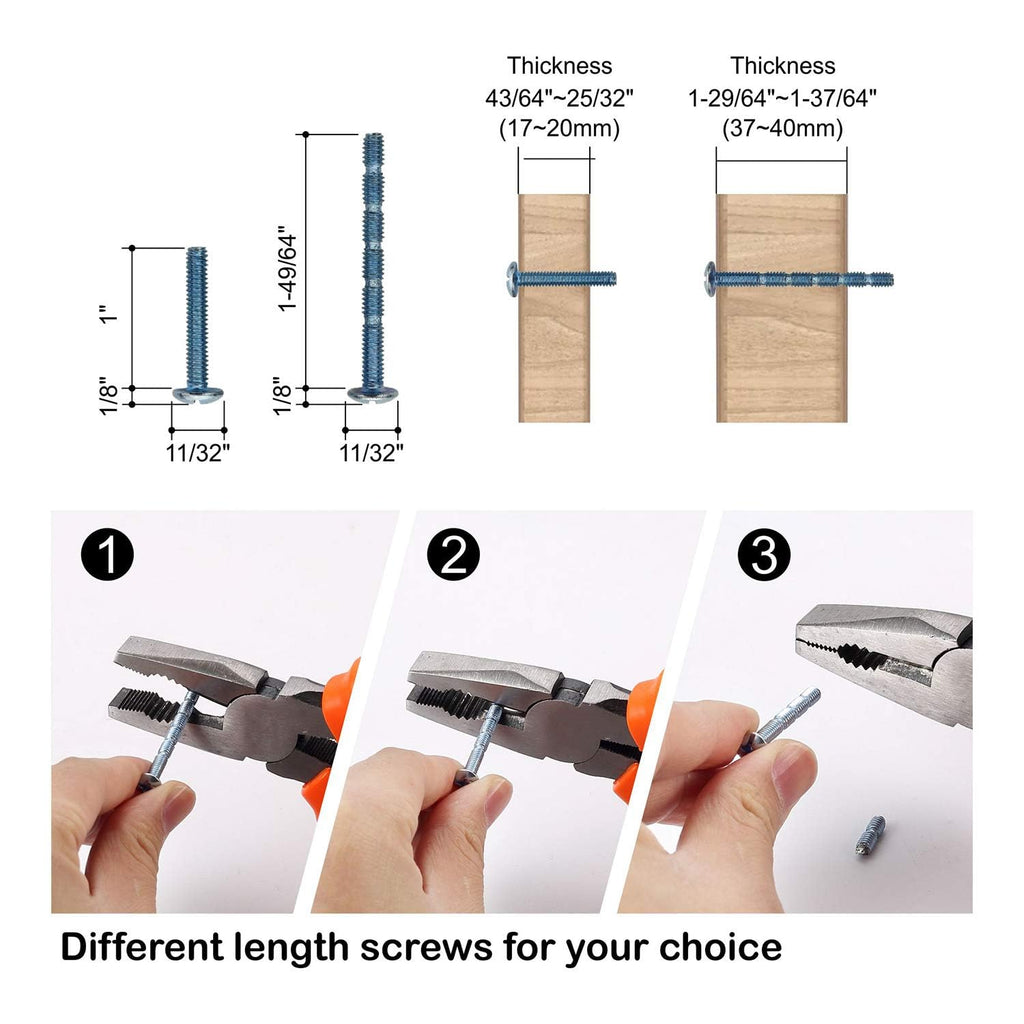 10 Pack Knurled Champagne Bronze Cabinet Pulls 5 Inch Hole Center Kitchen Cabinet Handles for Drawer, Cupboard