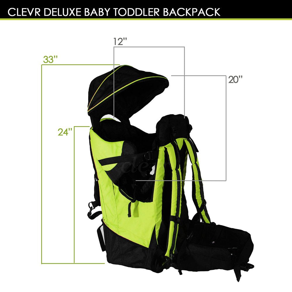 Deluxe Adjustable Baby Carrier Outdoor Hiking Child Backpack Camping