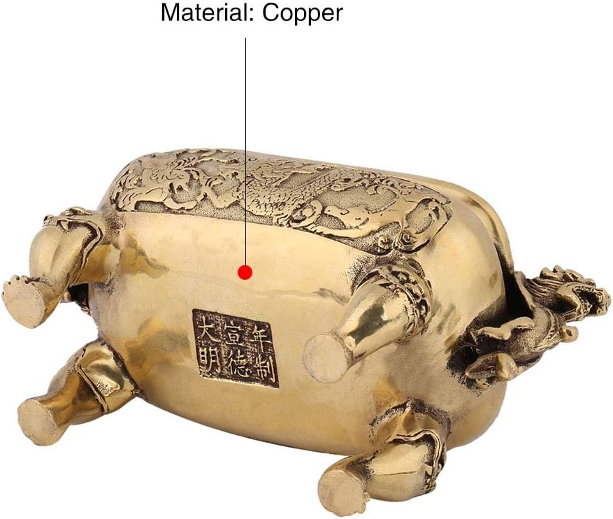Antique Bronze Copper Chinese Dragon Incense Burner Holder Home Decoration Religious Meditation Decor Art Piece