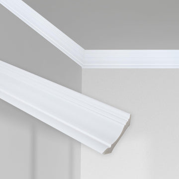 4 Pack Ceiling Crown Molding Trim Decor, 96" Long x 3.6" Face