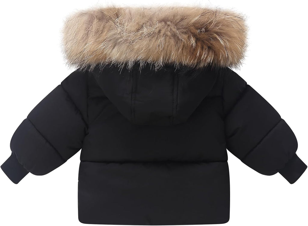 Toddler Winter Puffer Jacket Infant Coat Hoodie Girl Boy Clothes