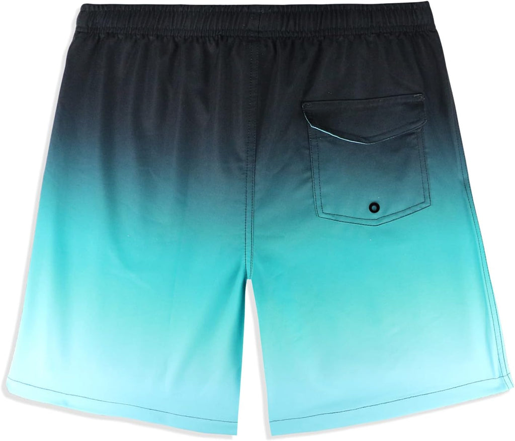 Boys Swim Trunks with Compression Liner Comfortable Anti-Chafe Swimming Shorts Stretchy UPF Quick Dry