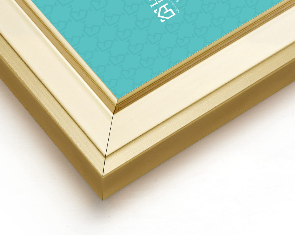 5x7 Picture Frames (12 Pack, Gold) Simple Designed Photo Frame with High Definition Glass for Wall Mount & Table Top