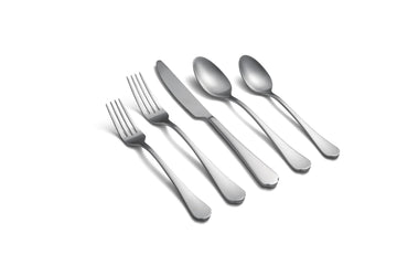 Posy Satin 20-Piece Flatware Set