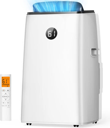 14000 BTU Portable Air Conditioner for Large Room up to 700 Sq. Ft, 3-in-1 Self