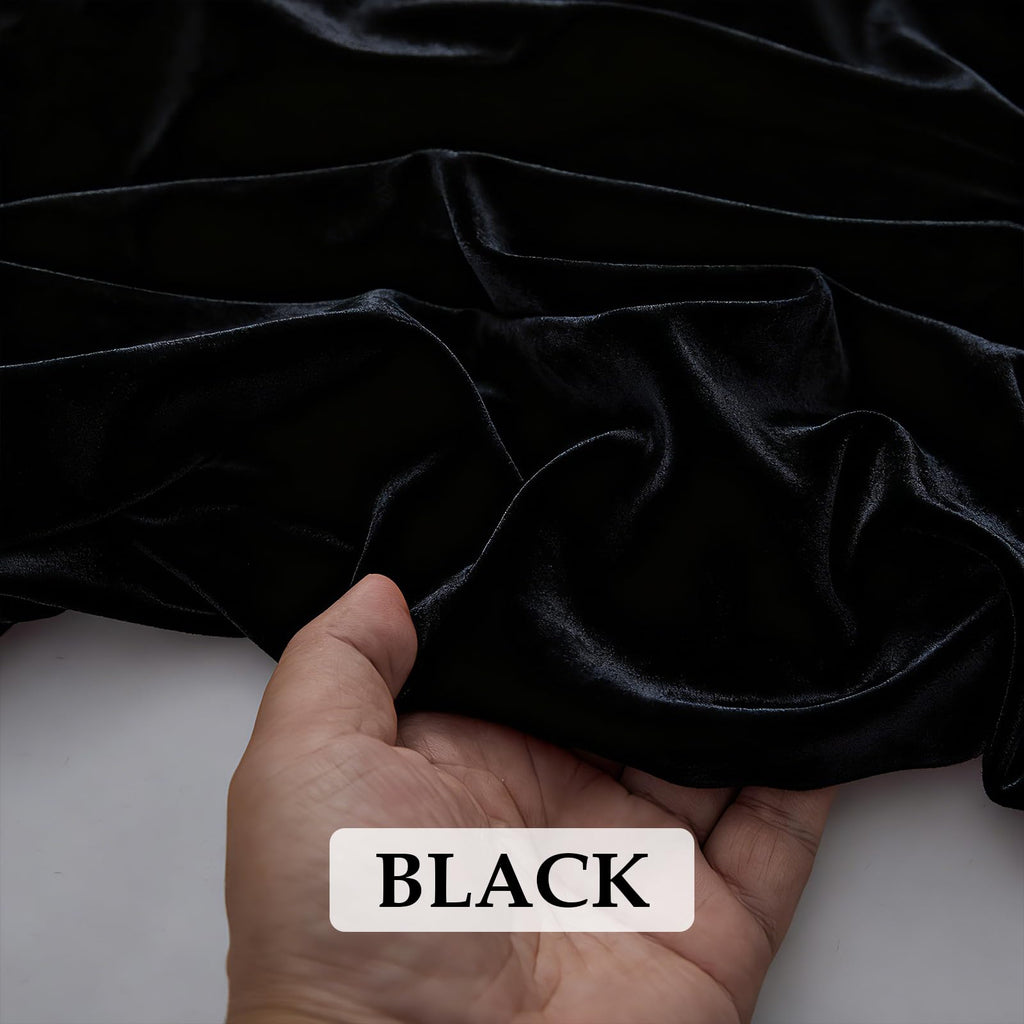 Black 2‐Way Fabric 1 Yard 60 Inch Wide