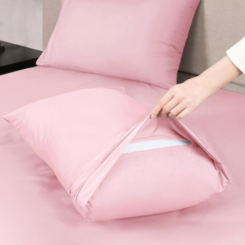 Queen Sheet Set - Hotel Luxury 1800 Bedding Sheets & Pillowcases - Deep Pocket Fitted Sheet, Soft, Breathable