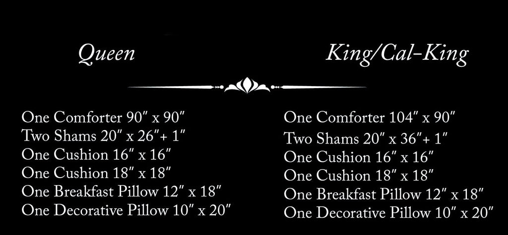 Luxury 7-Piece Floral Comforter Set, Aqua-Green Printed & Lace-Style Embroidered Bedding with Decorative Pillows
