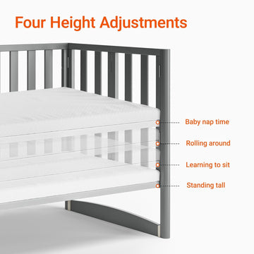 EvoNest Mini Crib with Baby Ear Muffs Bundle