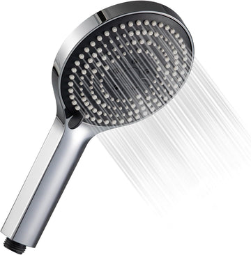 Handheld Shower Head, 6-Mode High Pressure Handheld Sprayer High Flow Large Powerful Boosting Handheld Showerhead for