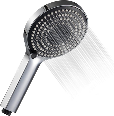 Handheld Shower Head, 6-Mode High Pressure Handheld Sprayer High Flow Large Powerful Boosting Handheld Showerhead for