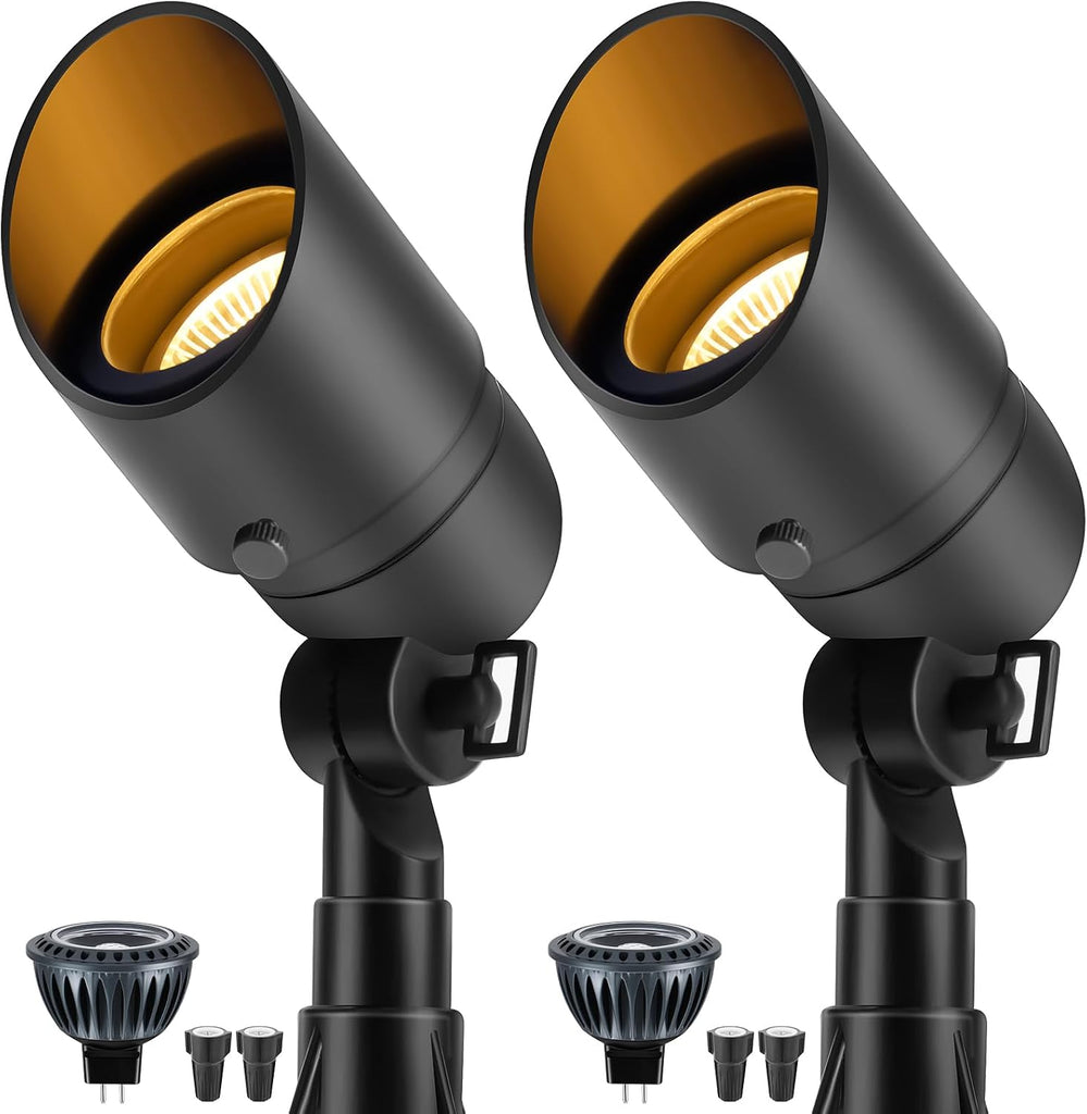 Low Voltage Landscape Spotlight, 12V LED Outdoor Landscape Lighting, Landscape Spot Lights Wired for Garden and Yard