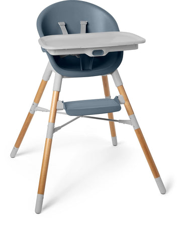 Baby High Chair 4 in 1 Convertible High Chair, EON, Slate Blue