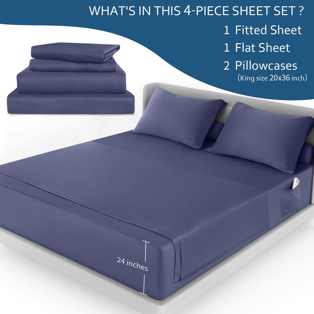 Sheet Set, 4 Piece Sheet Sets, Hotel Luxury