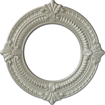 11 1/8"OD x 6 1/8"ID x 5/8"P Benson Ceiling Medallion, Flash Copper