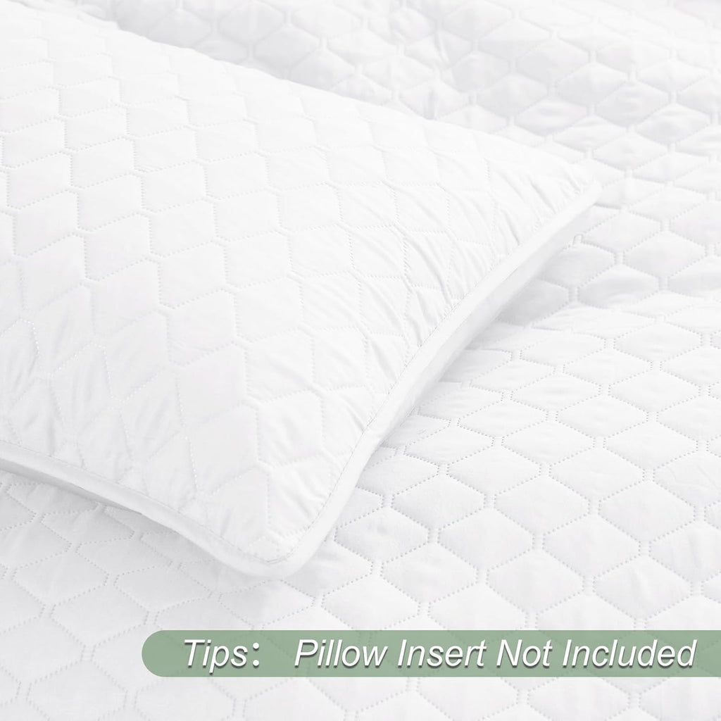 Reversible King Quilt Bedding Set with Pillow Shams, Lightweight Quilts King, Soft Bedspreads Bed Coverlets for All