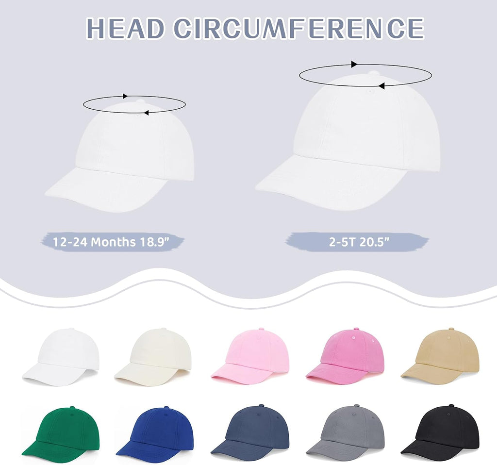 Toddler Baseball Hat Cotton Baby Cap for Boys Girls