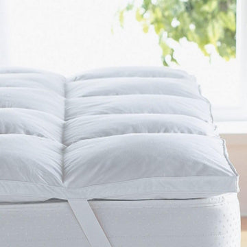 Sweet Home Dreams Thick Hypoallergenic Down Alternative Bed Mattress Topper, Queen, 2" H