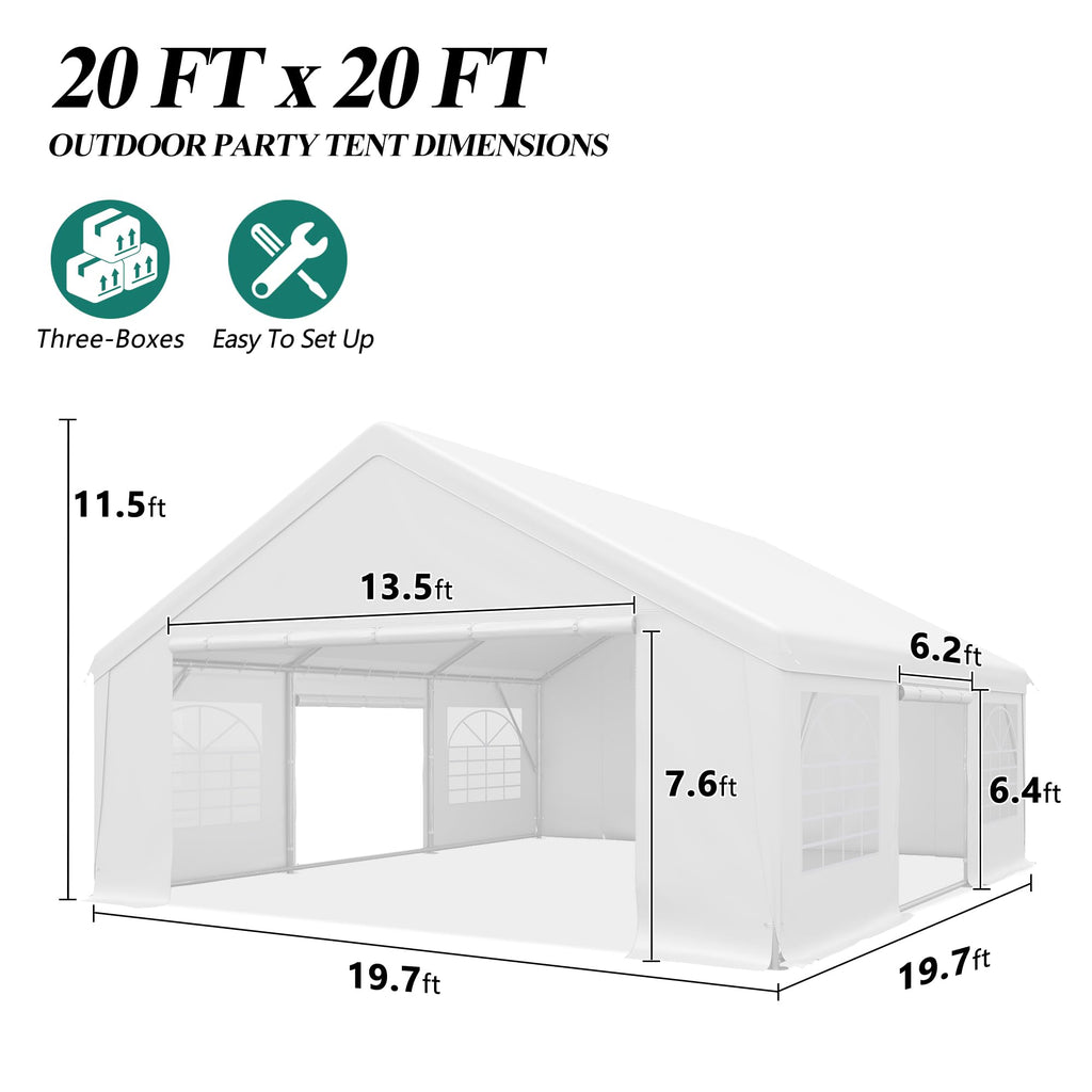 20' x 20' Heavy Duty Party Tent
