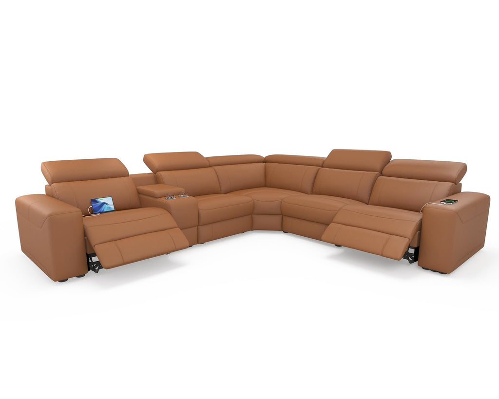 Power Reclining Sectional, Sectional Recliner, Leather Reclining Sectional