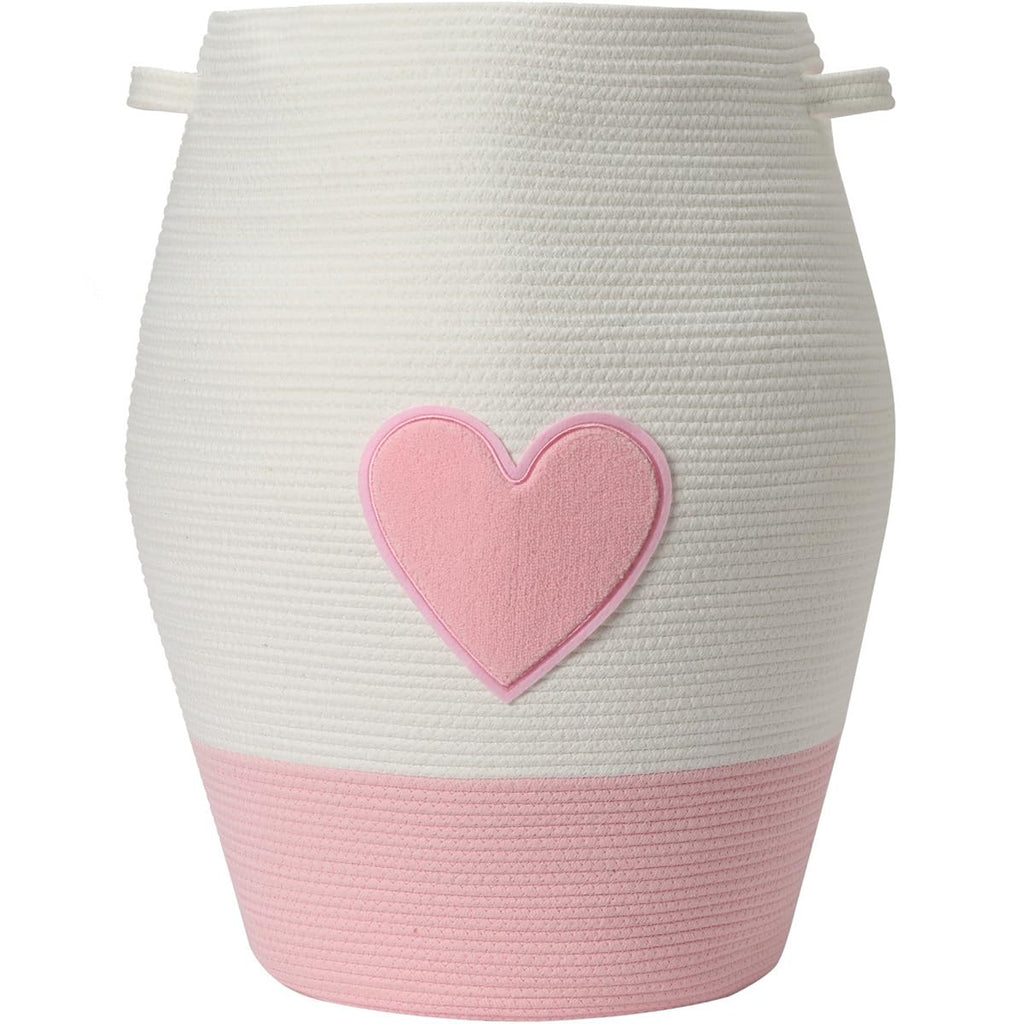 26"x20" Extra Large Tall Woven Blanket Basket with Lid, Round Cotton Rope Laundry Basket, Freestanding Storage Bin