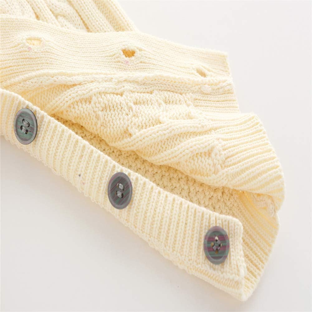 New Born Baby Boy Fall Winter Clothes Cable Knit Sweater Romper Jumpsuit Outfits