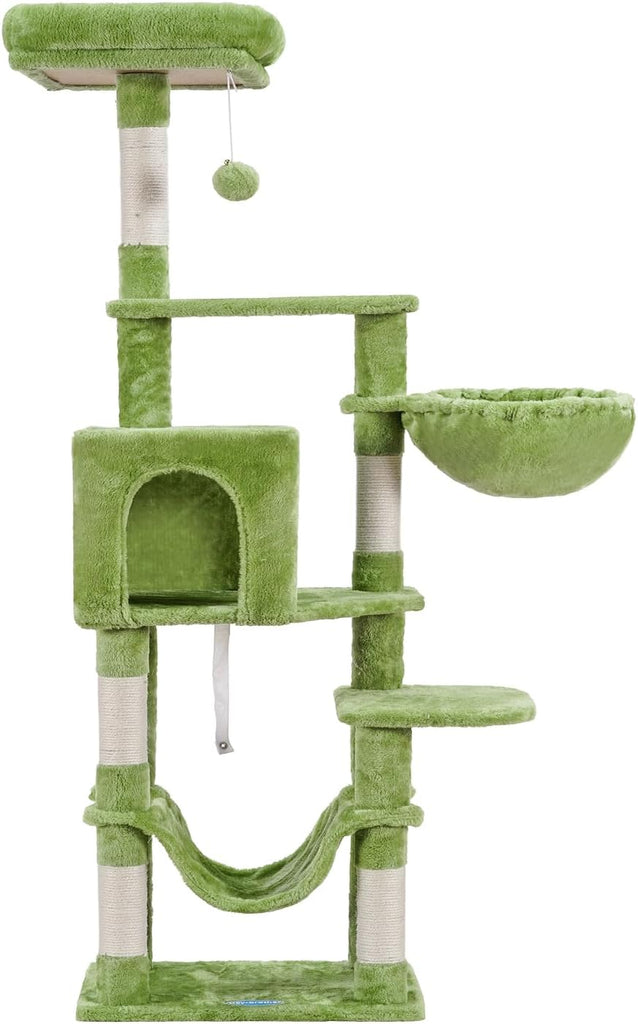 Cat Tree, Multi-Level Sisal Covered Scratching Posts