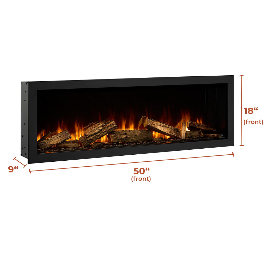 Nordeast 50" Linear Electric Fireplace Insert - Oak