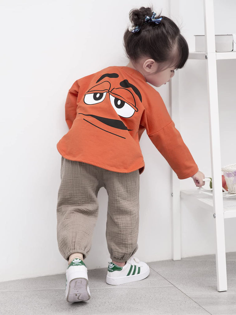 Cute Toddler Kids Baby Boy Girl Casual Eelastic Harem Long Pants Bloomers