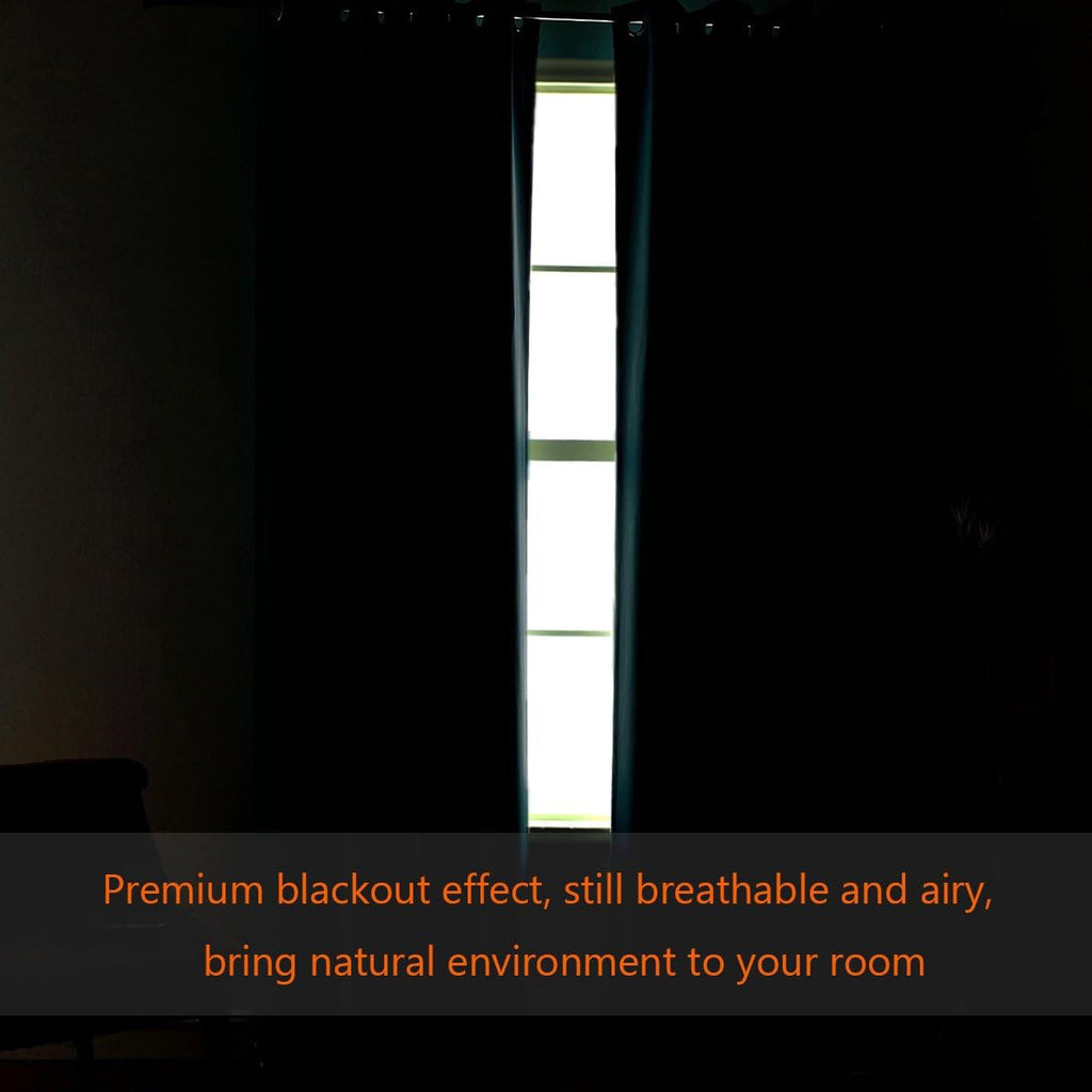 Blackout Patio Curtains 100 x 108 Inches for Sliding Door Extral Wide Blackout Curtain Panels Thermal Insulated Room