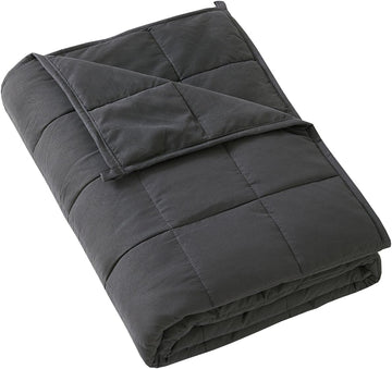 Adults Weighted Blanket 15 Pounds Queen Size, Cooling Blanket for Hot Sleepers, Machine Washable Soft Bed Blanket