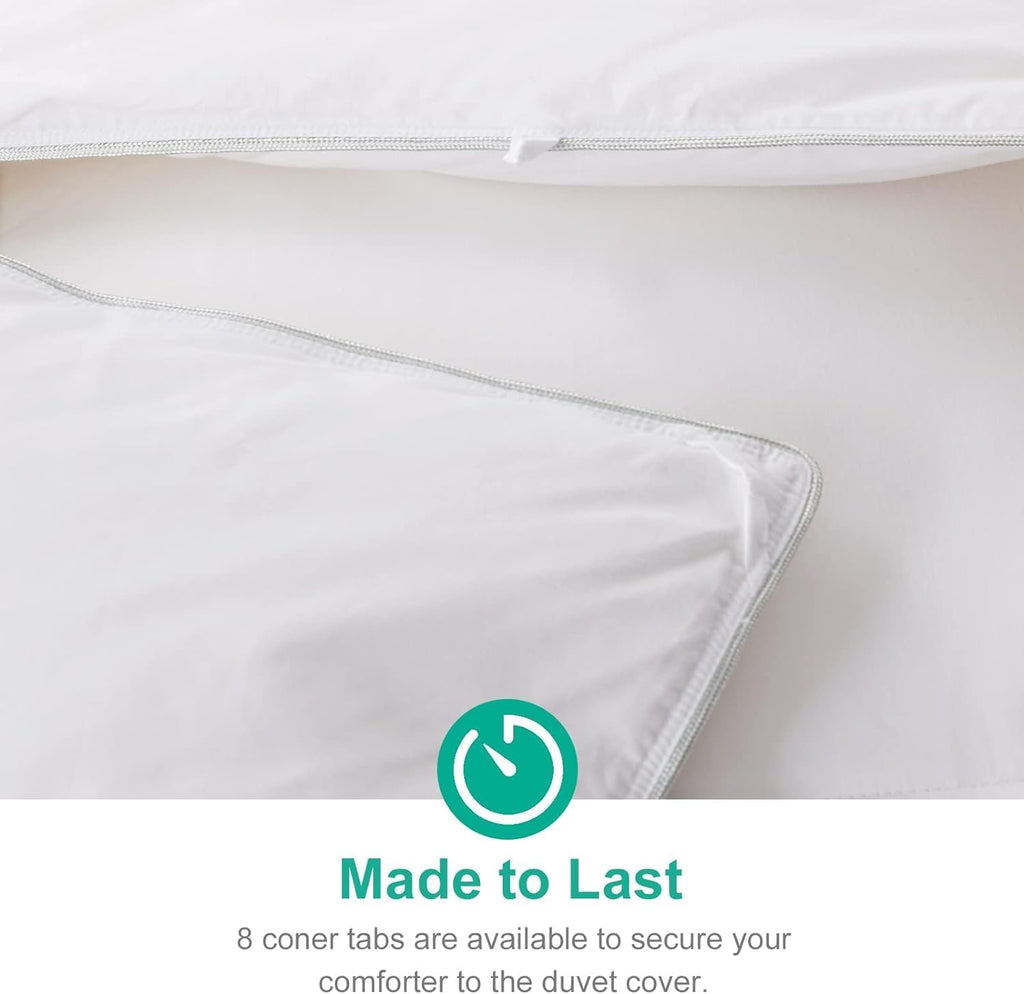 Down Comforter Queen, All Season Duvet Insert, Ultra-Soft High Fill-Power Bedding Comforter