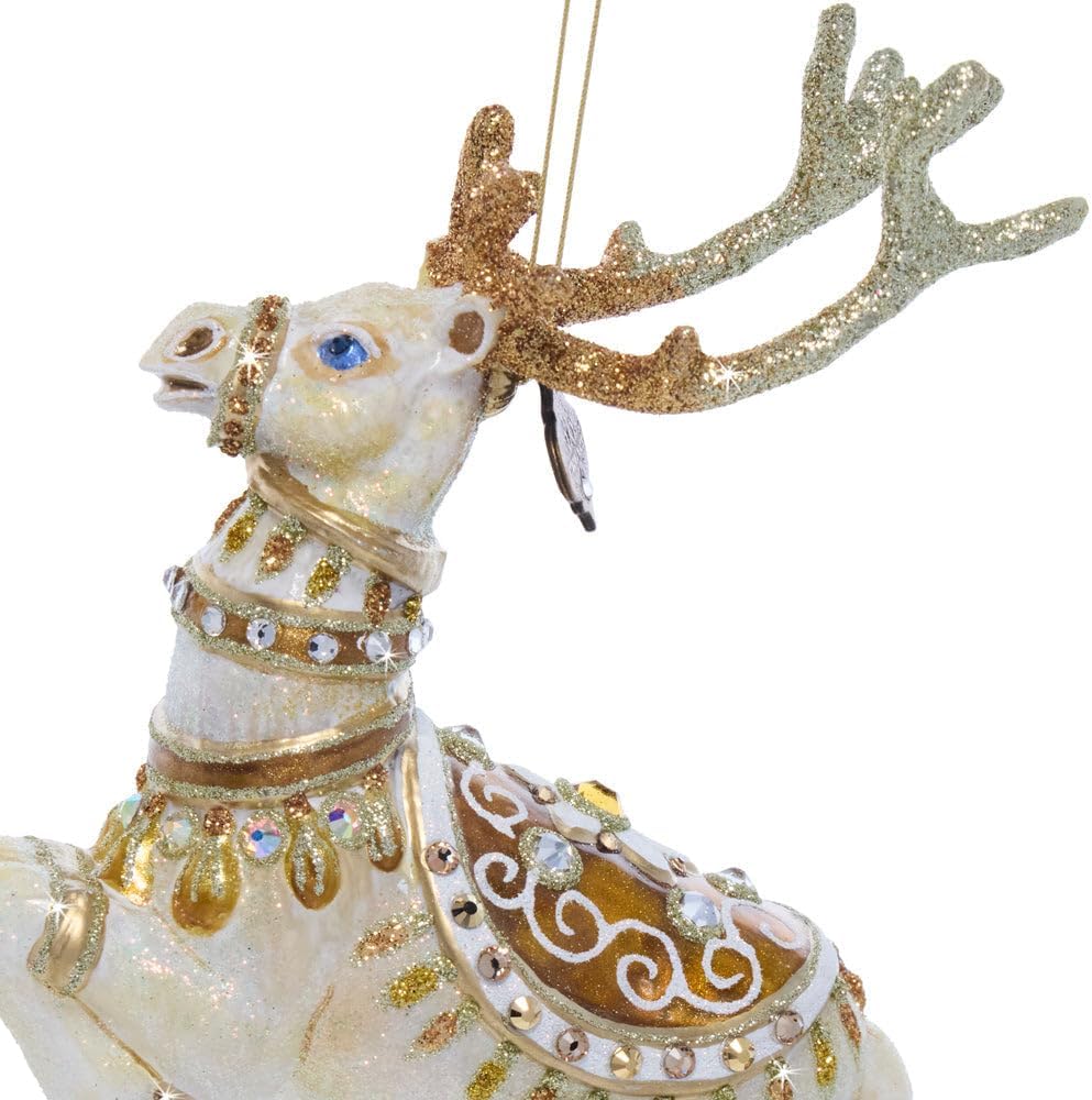 Blitzen Glass Ornament - SDH20106-250