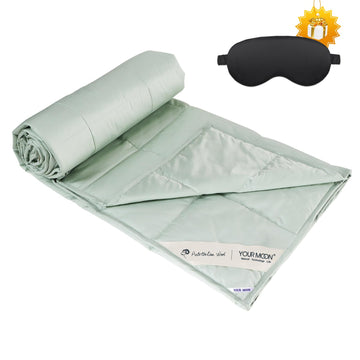 Summer Lightweight Wool Comforter - Breathable & Thin Duvet Insert for Hot Sleepers, 100% Australian Lamb Wool