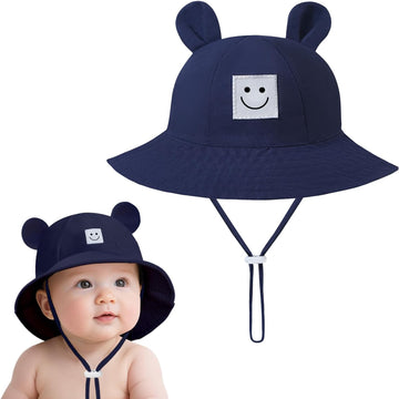 Baby Bucket hat Cute Infant Bear Sun Hat Summer Girls Boys Cap