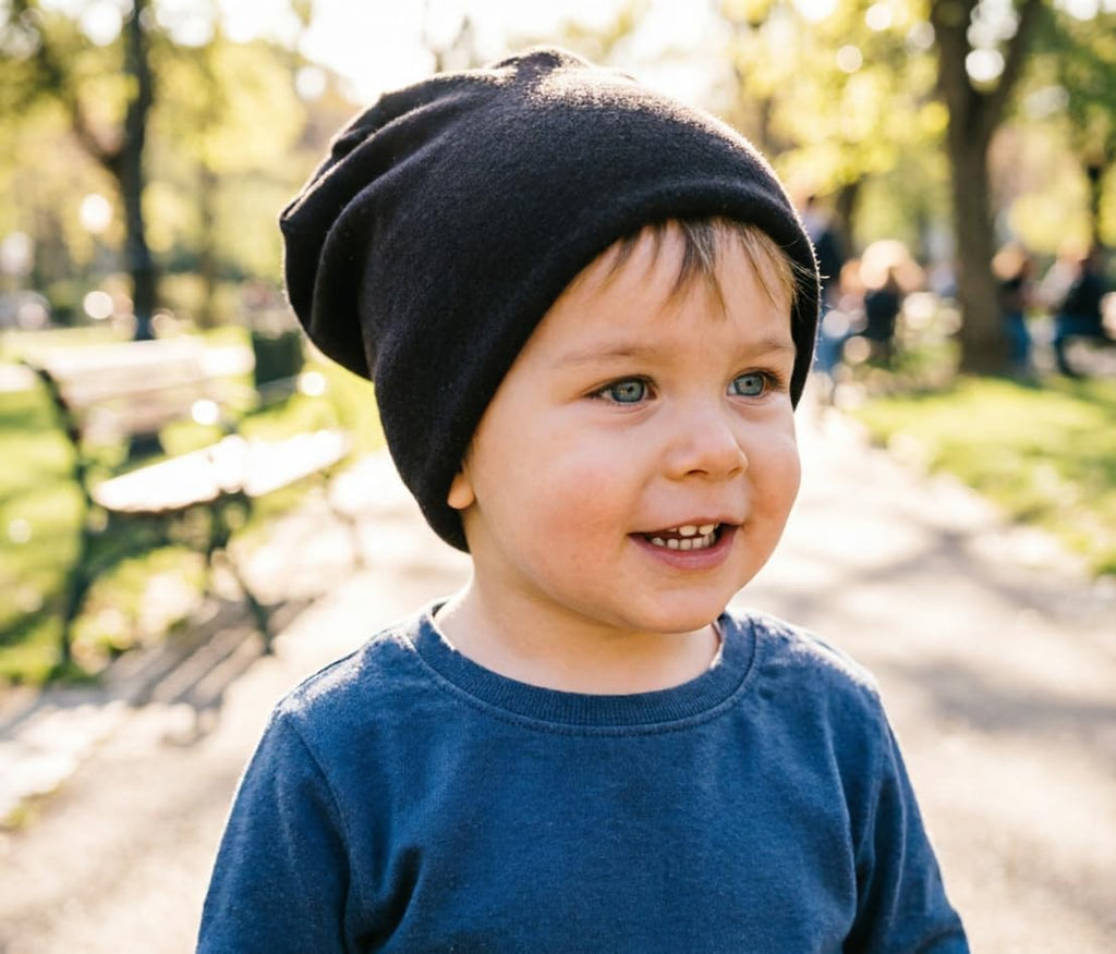 5 Pack Unisex Baby Hats for Kids Cotton Skull Caps Soft Cute Knit Cap Baby Toddler Beanie - 6 Years