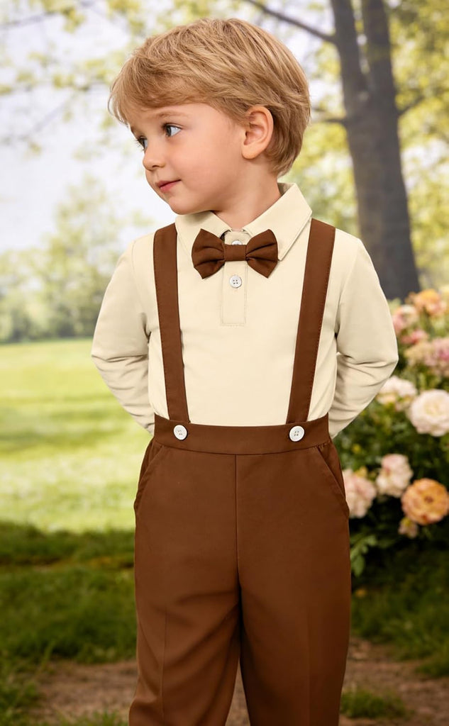 Toddler Baby Boy Clothes Cute Overalls Fall Winter Outfits Set 1