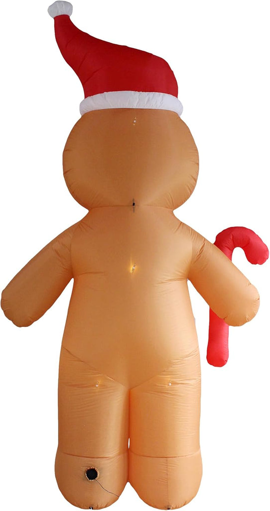 12 FT Tall Lighted Christmas Inflatable Gingerbread Man