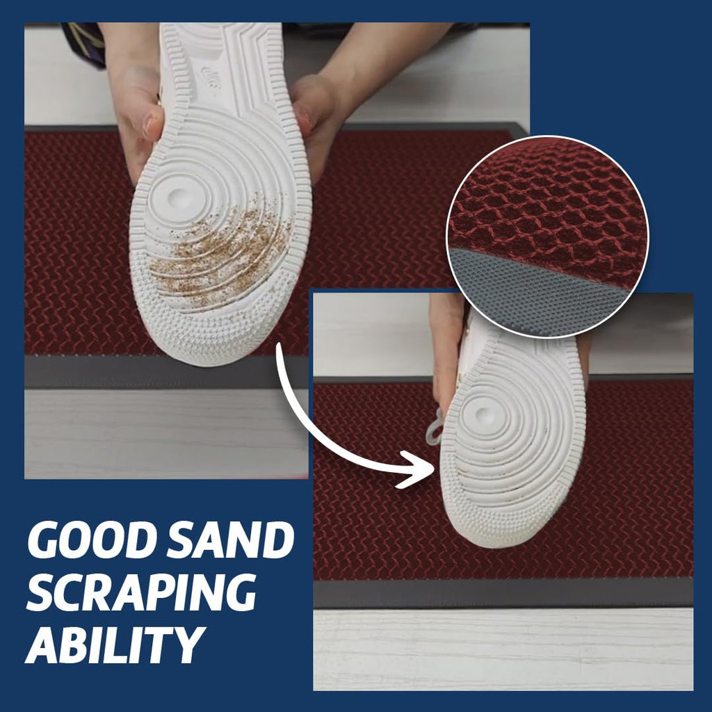 Meshy MatTM Door Mat Heavy-Duty Quick-Dry Floor Mat, Sand & Dirt Trapper for Indoor & Outdoor, Ideal for Entrance