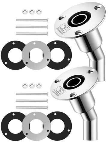 Diesel Heater Thru Hull Exhaust 316 SS Fitting 24mm, 2 Pack