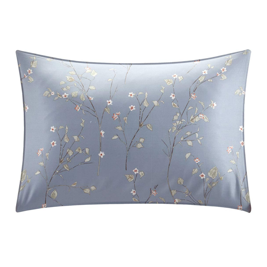 Casabolaj Kendall 3 Pieces Do Not Include Filling Dusty Lilac Vintage Retro Printed Duvet Cover Set 100% Egyptian