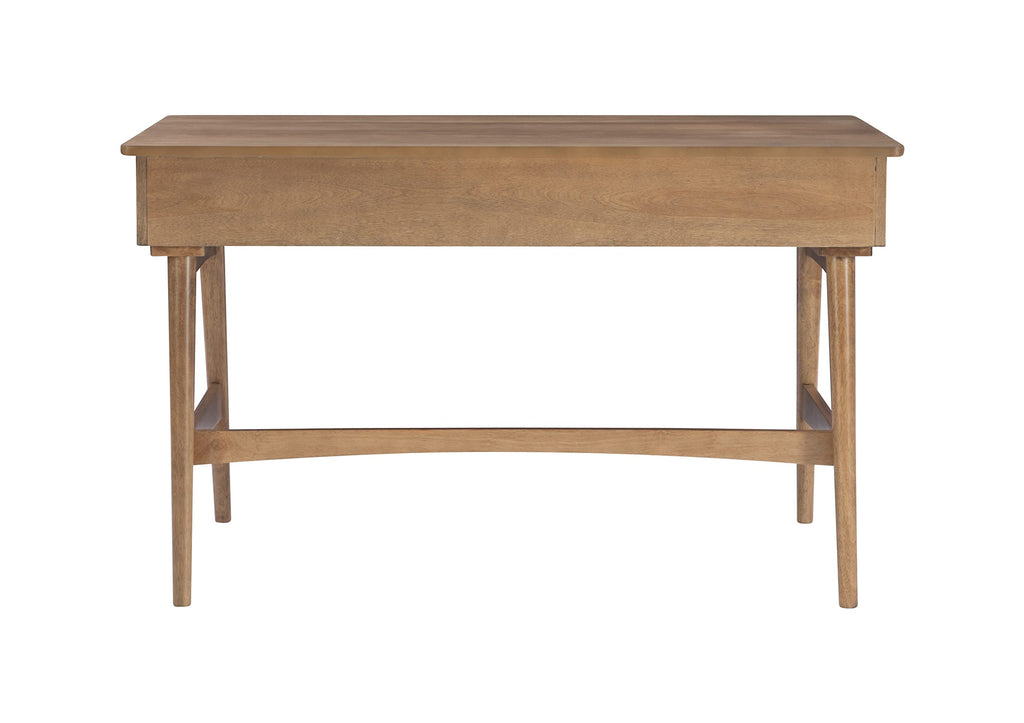 Dutton Natural Wood and Rattan Desk