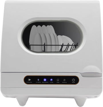 Countertop Dishwasher Portable, 12-Spray Countertop Dishwasher for Apartments & RV