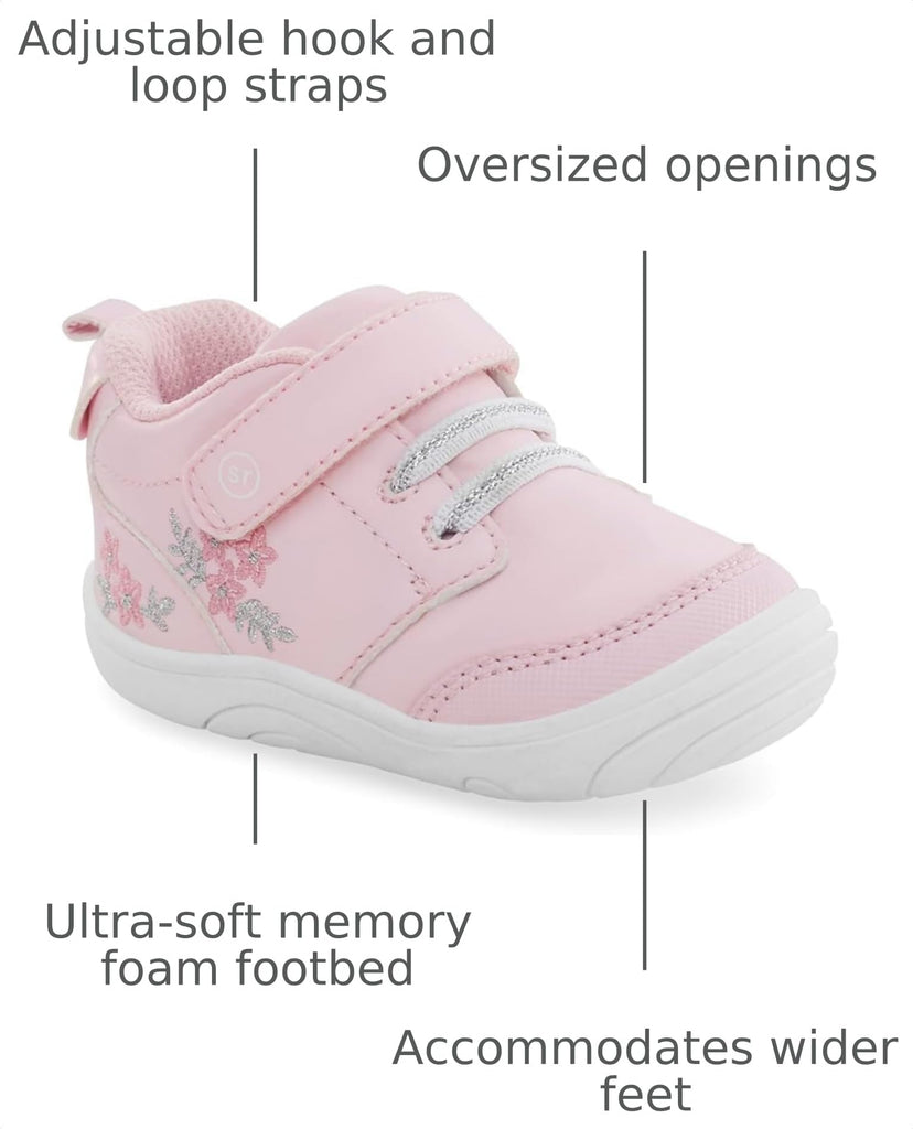 Unisex Child Taye 2.0 First Walker Shoe, Light Pink, 6 Infant